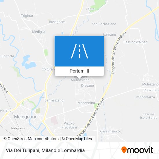 Mappa Via Dei Tulipani