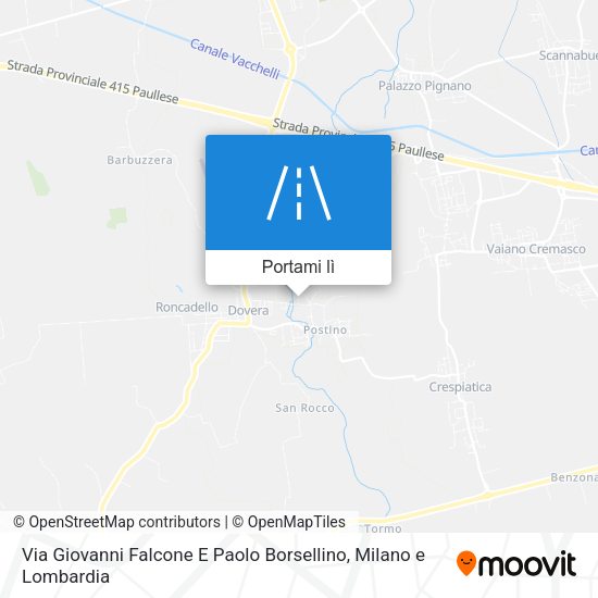 Mappa Via Giovanni Falcone E Paolo Borsellino