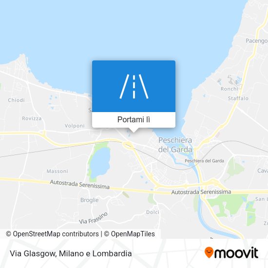 Mappa Via Glasgow