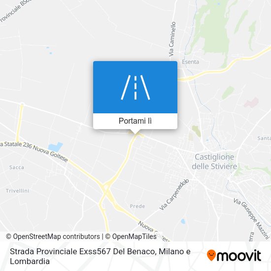 Mappa Strada Provinciale Exss567 Del Benaco