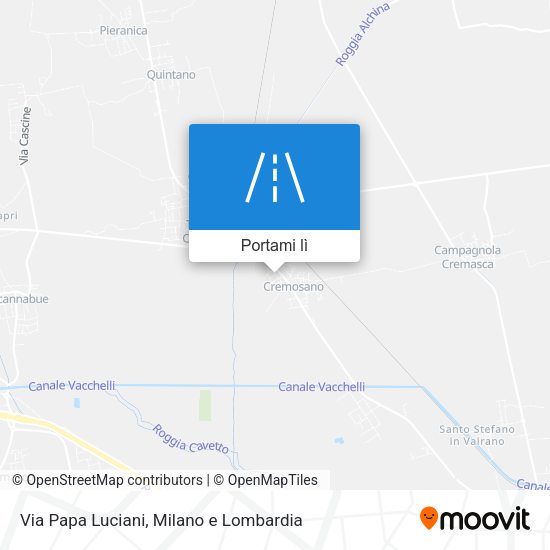 Mappa Via Papa Luciani