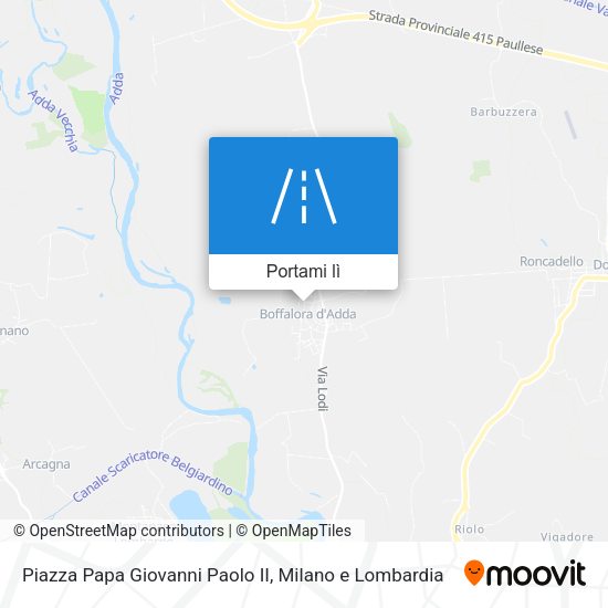 Mappa Piazza Papa Giovanni Paolo II