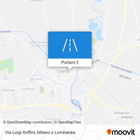 Mappa Via Luigi Griffini