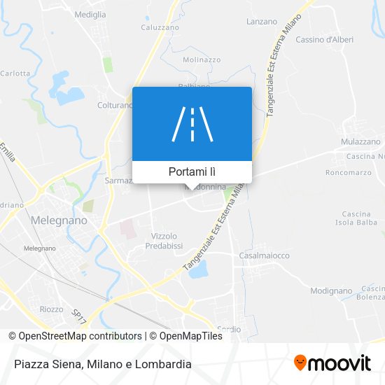 Mappa Piazza Siena