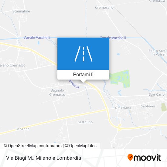 Mappa Via Biagi M.