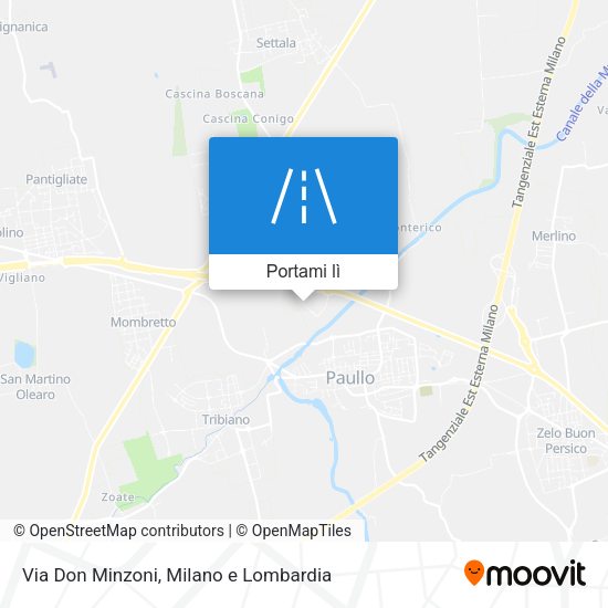 Mappa Via Don Minzoni