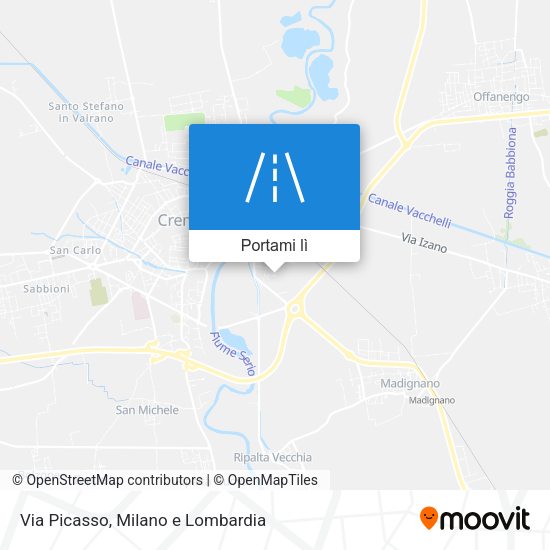 Mappa Via Picasso