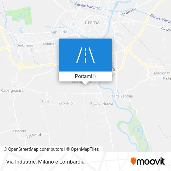 Mappa Via Industrie