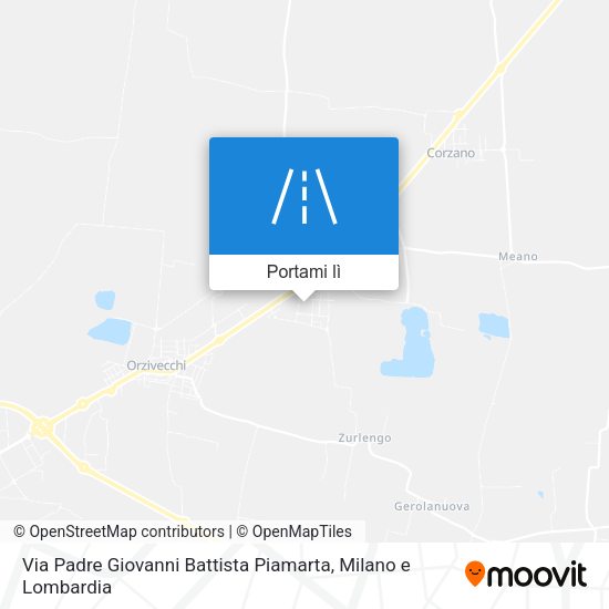 Mappa Via Padre Giovanni Battista Piamarta