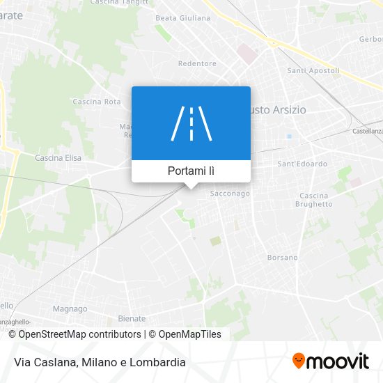 Mappa Via Caslana