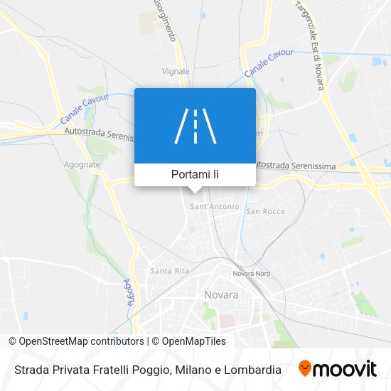 Mappa Strada Privata Fratelli Poggio