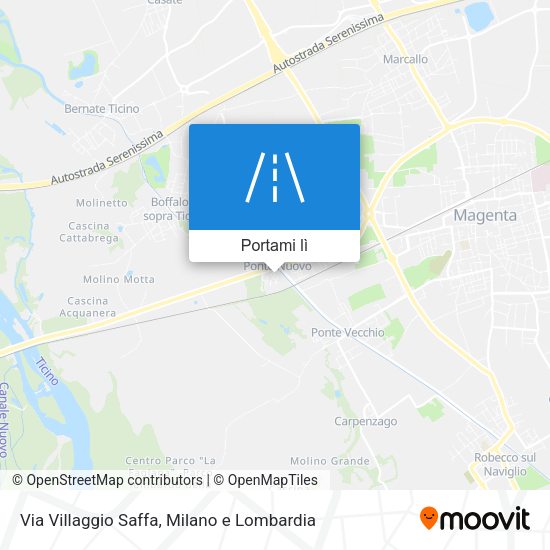Mappa Via Villaggio Saffa