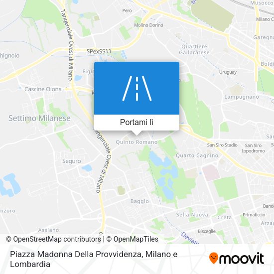 Mappa Piazza Madonna Della Provvidenza