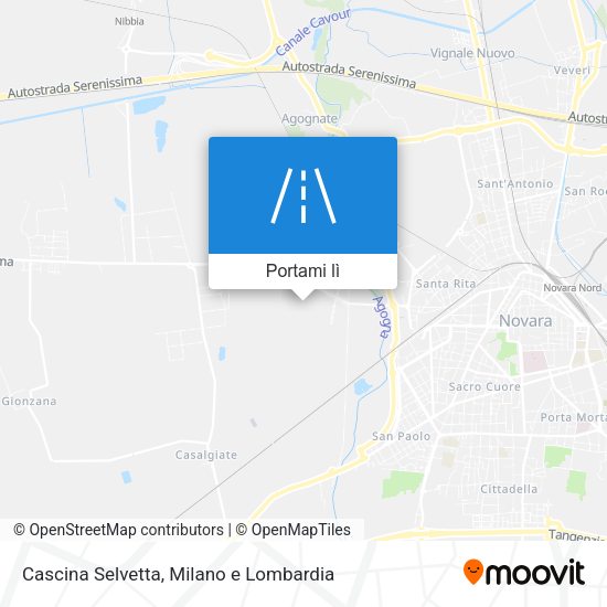 Mappa Cascina Selvetta