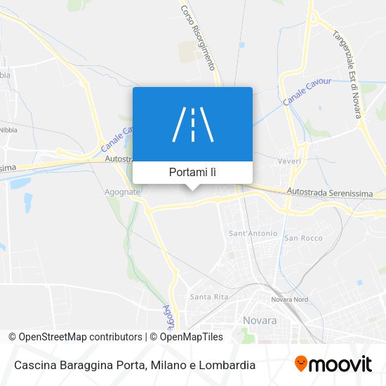 Mappa Cascina Baraggina Porta