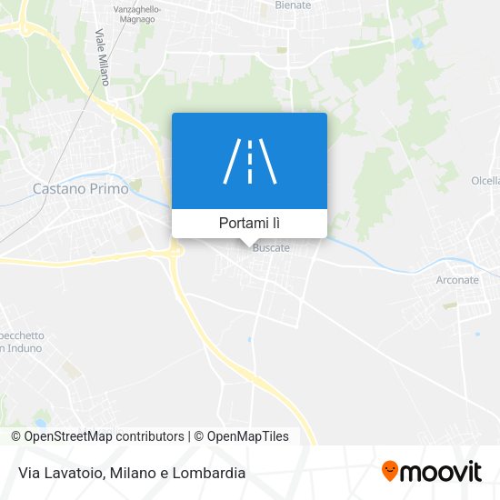 Mappa Via Lavatoio