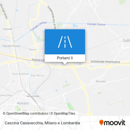 Mappa Cascina Casavecchia