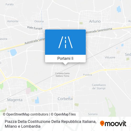 Mappa Piazza Della Costituzione Della Repubblica Italiana