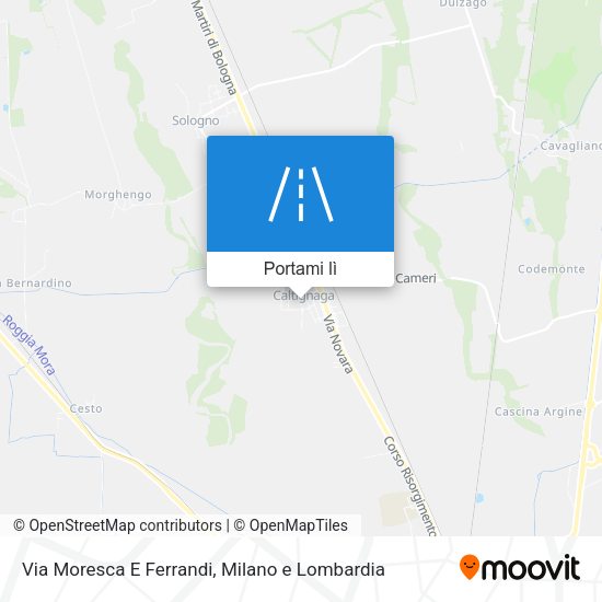 Mappa Via Moresca E Ferrandi