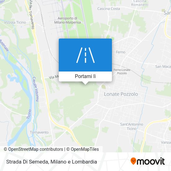 Mappa Strada Di Semeda