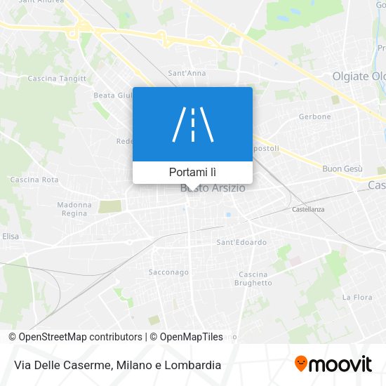Mappa Via Delle Caserme