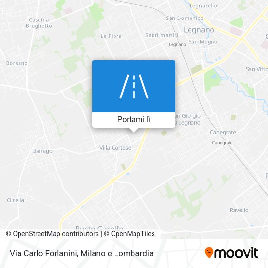Mappa Via Carlo Forlanini
