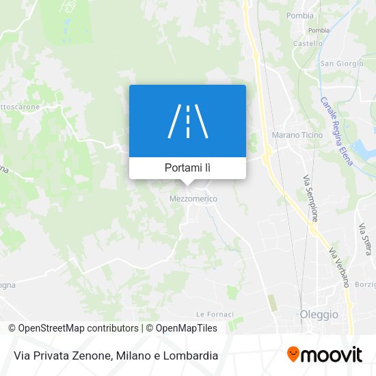 Mappa Via Privata Zenone