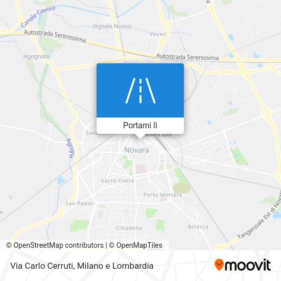 Mappa Via Carlo Cerruti