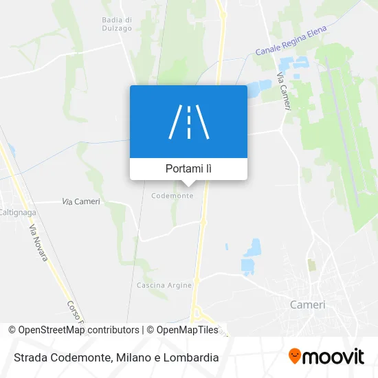 Mappa Strada Codemonte