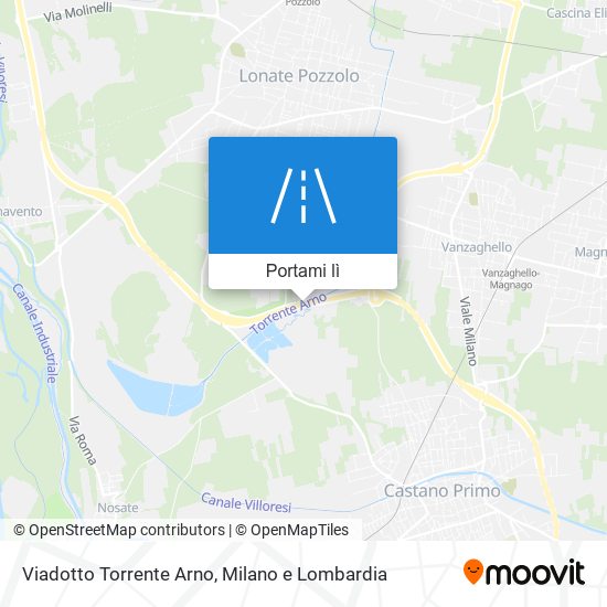 Mappa Viadotto Torrente Arno