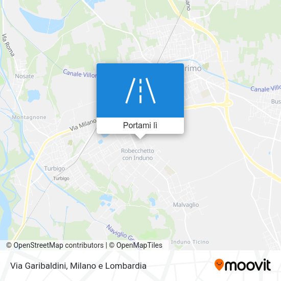 Mappa Via Garibaldini