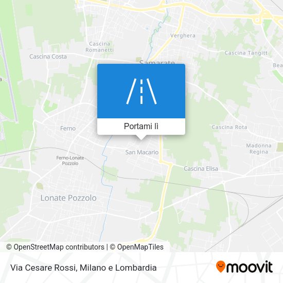 Mappa Via Cesare Rossi