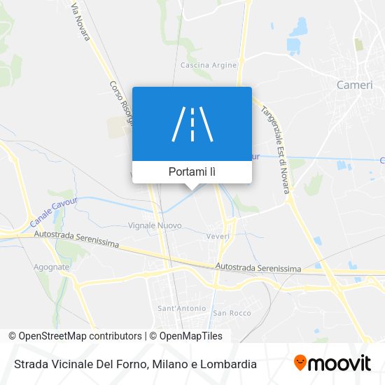 Mappa Strada Vicinale Del Forno