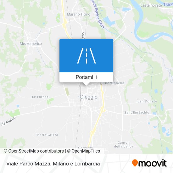 Mappa Viale Parco Mazza