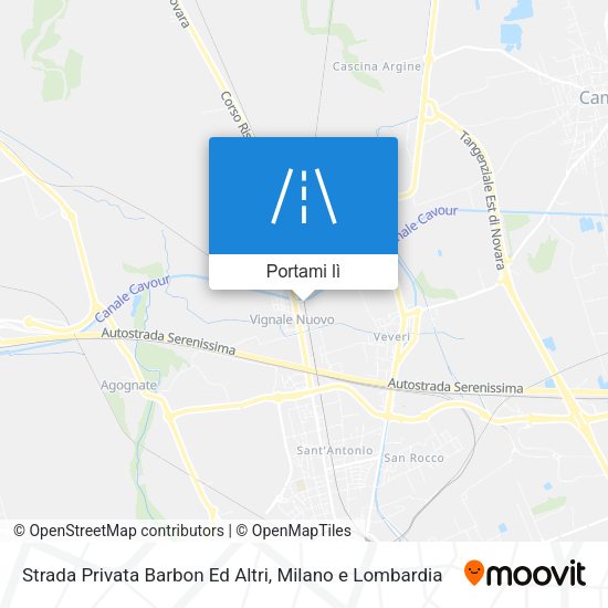 Mappa Strada Privata Barbon Ed Altri