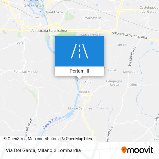 Mappa Via Del Garda