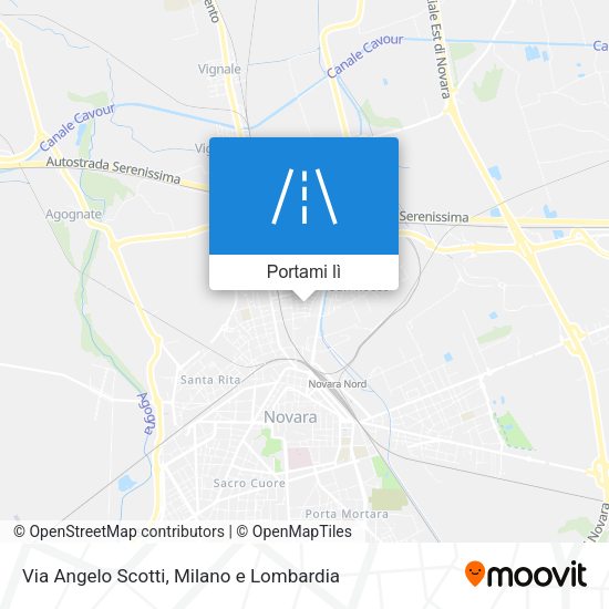 Mappa Via Angelo Scotti