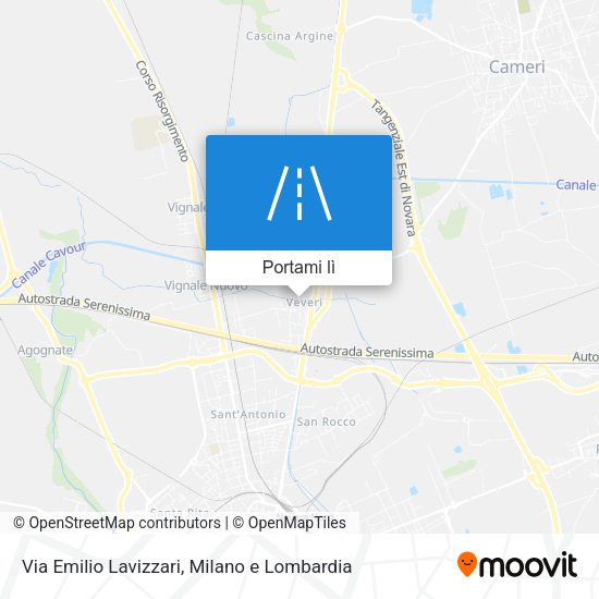 Mappa Via Emilio Lavizzari