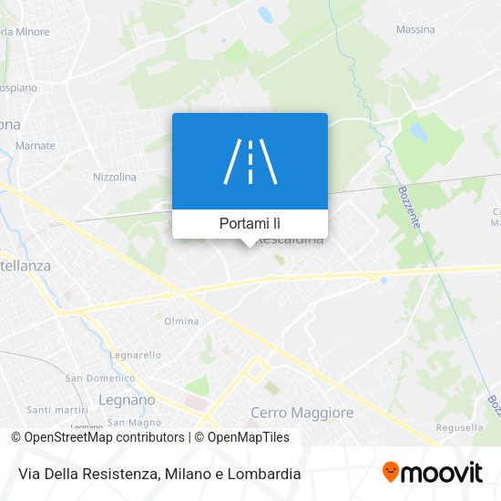 Mappa Via Della Resistenza