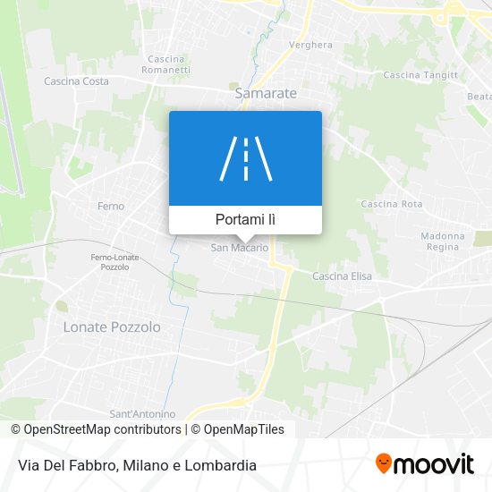 Mappa Via Del Fabbro