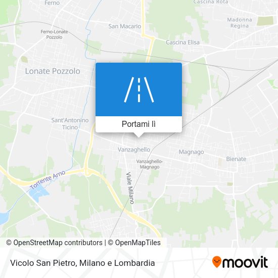 Mappa Vicolo San Pietro