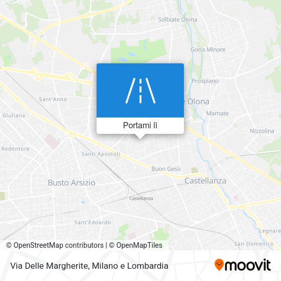 Mappa Via Delle Margherite