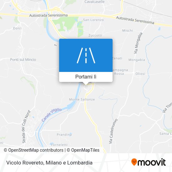 Mappa Vicolo Rovereto