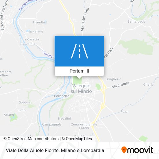 Mappa Viale Della Aiuole Fiorite