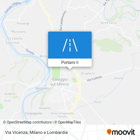 Mappa Via Vicenza