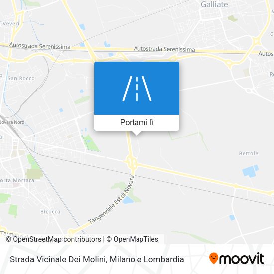 Mappa Strada Vicinale Dei Molini