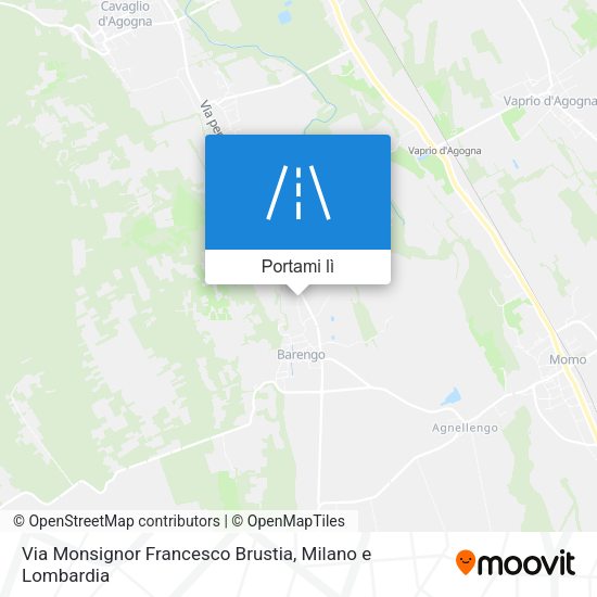 Mappa Via Monsignor Francesco Brustia