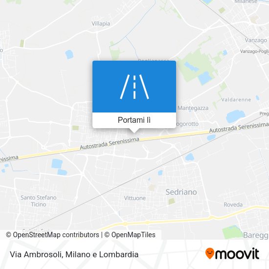 Mappa Via Ambrosoli