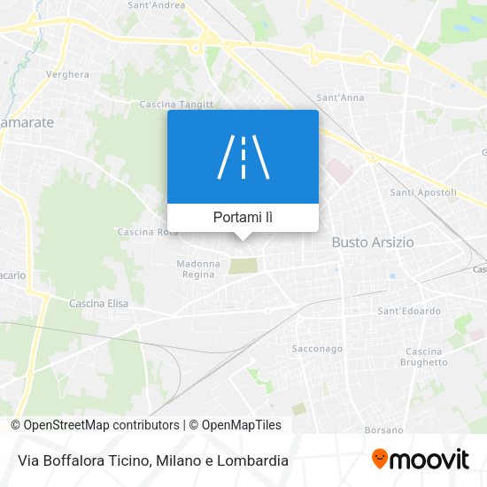 Mappa Via Boffalora Ticino