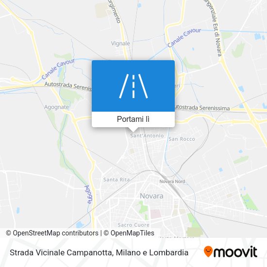 Mappa Strada Vicinale Campanotta